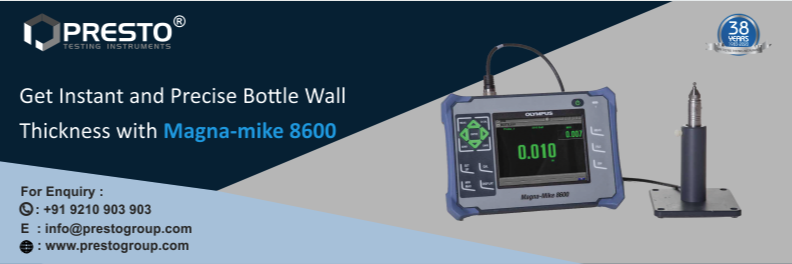 Get Instant and Precise Bottle Wall Thickness with Magna-Mike 8600